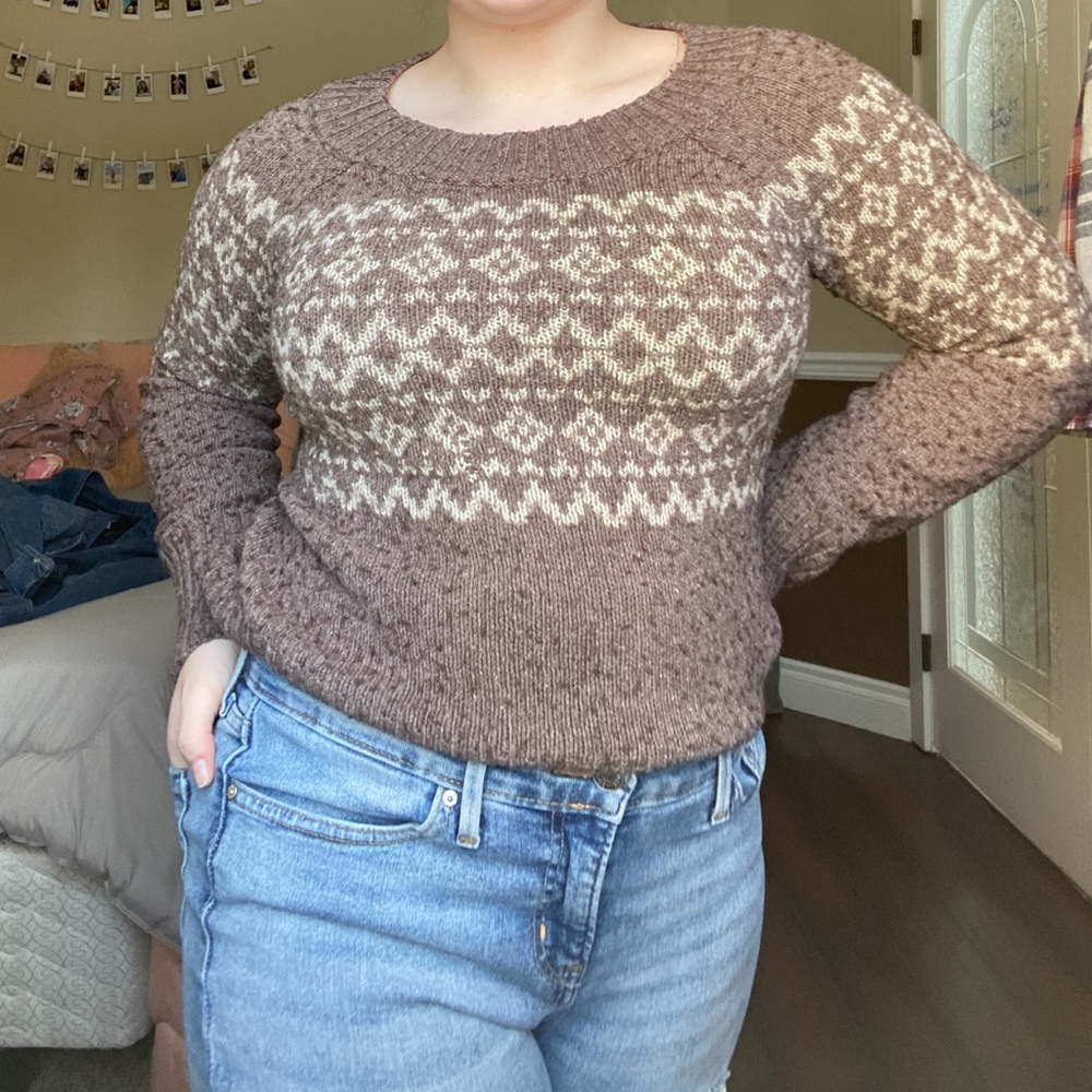 Tan Knitted Sweater